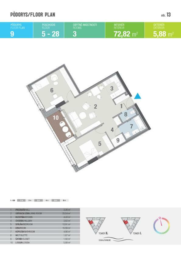 Panorama City - Spacious Apartment Near Eurovea Pressburg Exterior foto